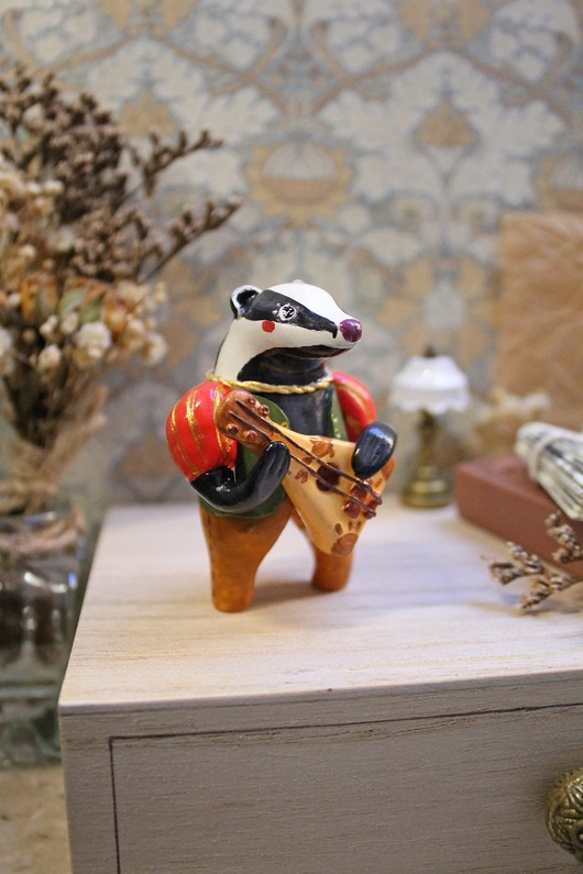 figurki i rzeźby Bard Borsuk