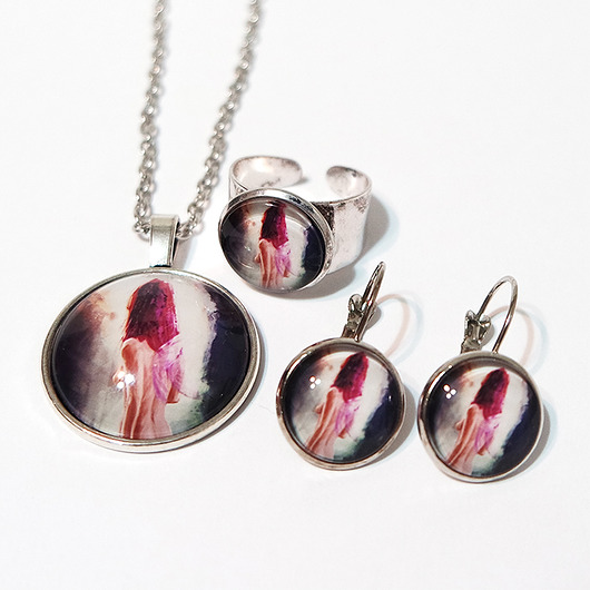 komplet biżuterii Komplet - wróżka