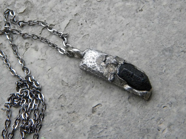 biżuteria męska Lawa      - naszyjnik