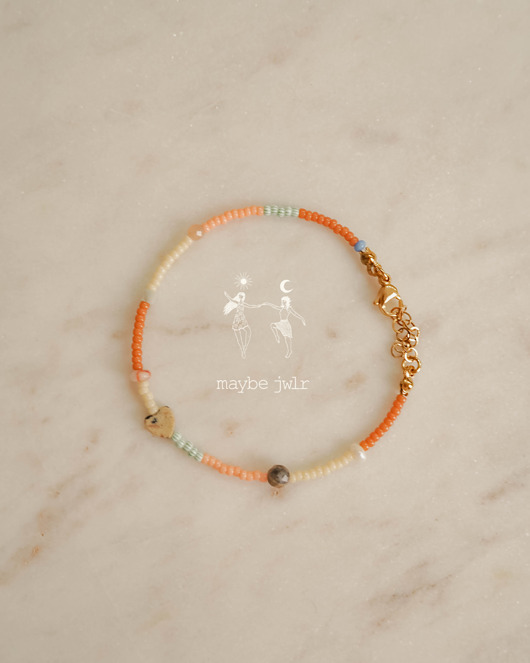 bransoletki z kamieni naturalnych Bransoletka Beige