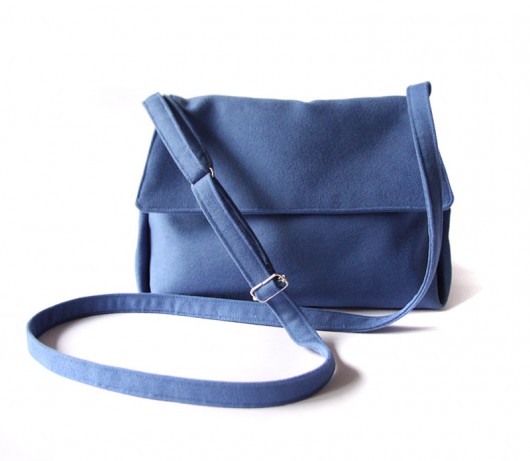 torebka midi - blue&pink vichy- elfagado