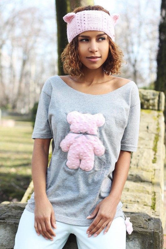 HugTed t-shirt (pink) MIMIŚ