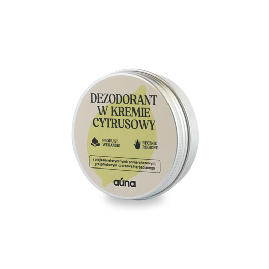 do ciała - inne Naturalny dezodorant w kremie CYTRUSOWY