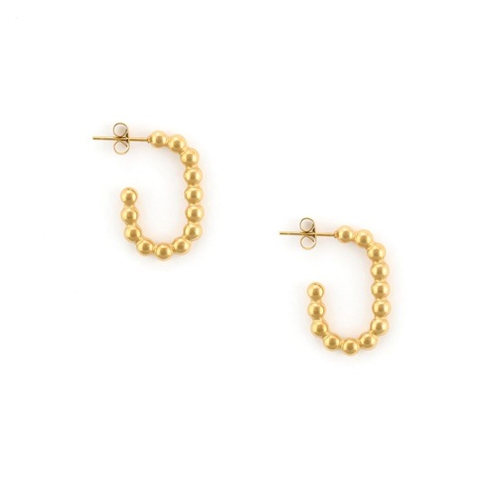 kolczyki - inne Kolczyki elipsy z kuleczek