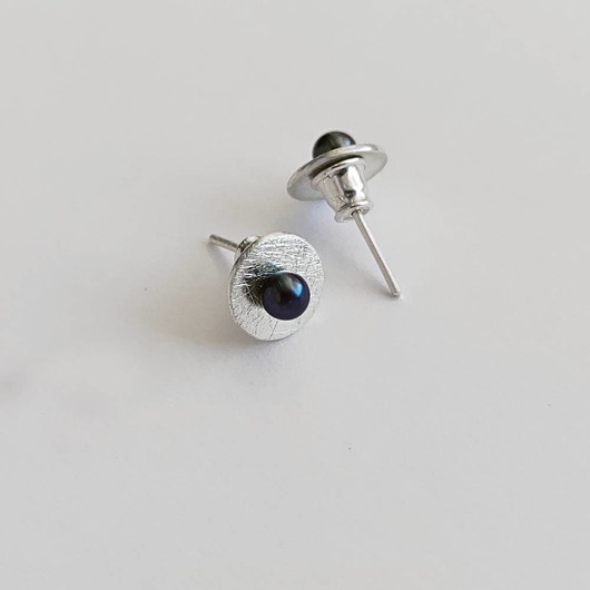 kolczyki z kamieniami Kolczyki OKRĄG