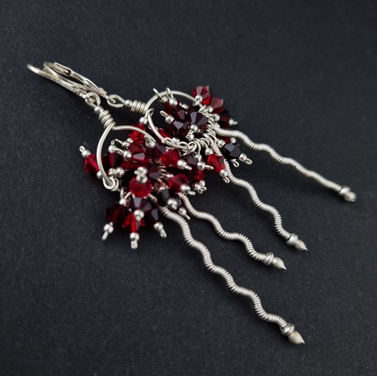 kolczyki swarovski Kolczyki Swarovski Kwitnące grona