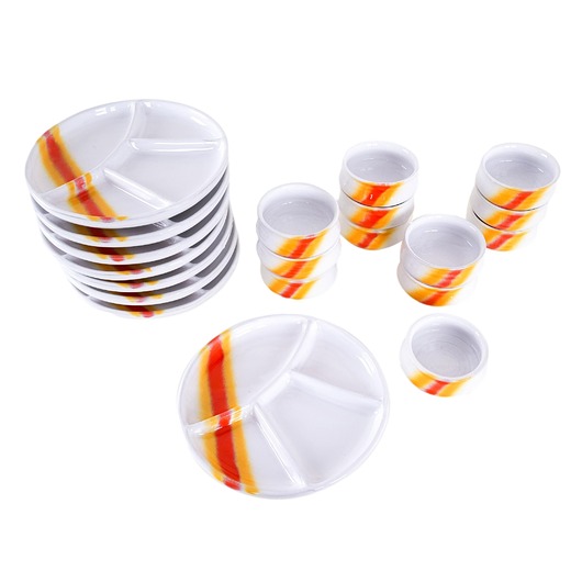 patery i talerze Zestaw do serwowania, włoski design, lata 70, produkcja: Włochy