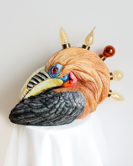 lampy stołowe Bird Hornbill named Frederick the Magnificent
