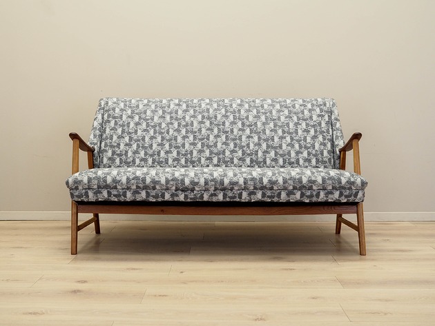 sofy i szezlongi Sofa dębowa, duński design, lata 70, produkcja: Dania