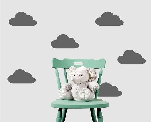 naklejki CHMURKI SKANDYNAWSKIE różne  DOKEL studio