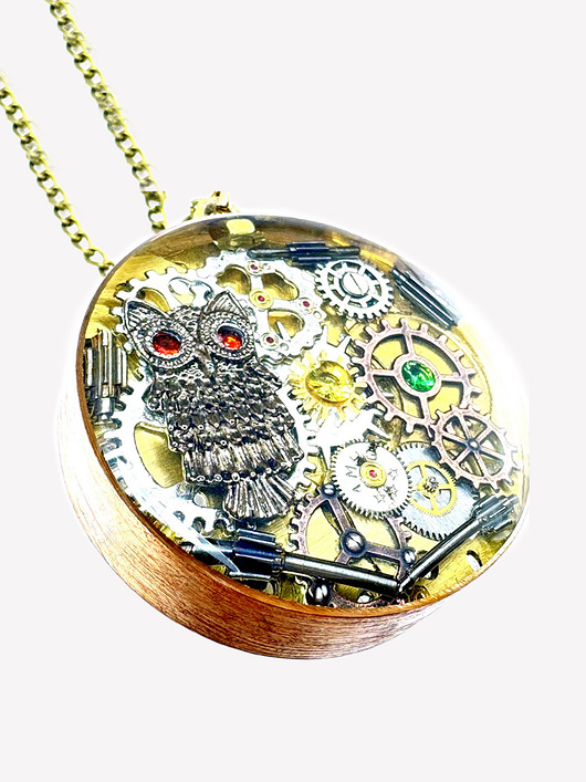 wisiory WISIOR dwustronny - SOWA (owl) III - 3D