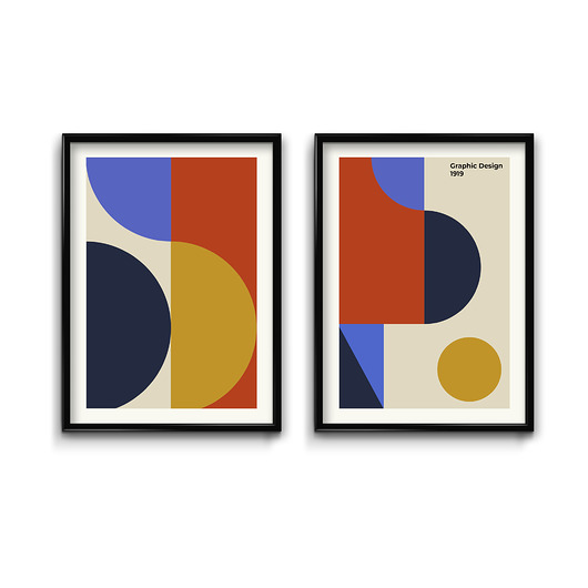 plakaty Graphic Design 1919 - dwa plakaty