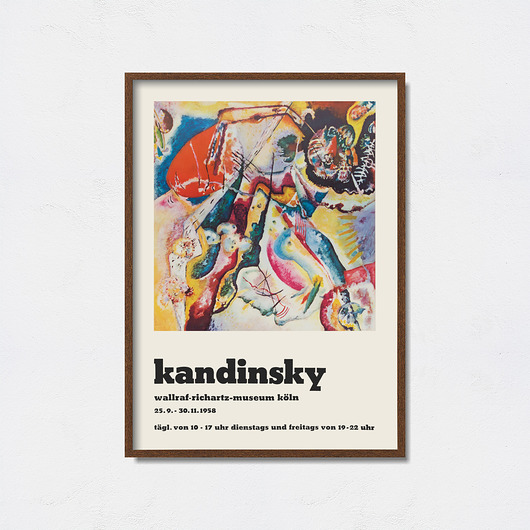 Wassily Kandinsky plakat do wystawy Pas De LArt