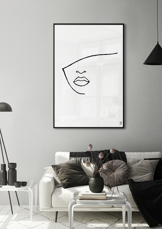 plakaty ?Plakat - twarz kobiety