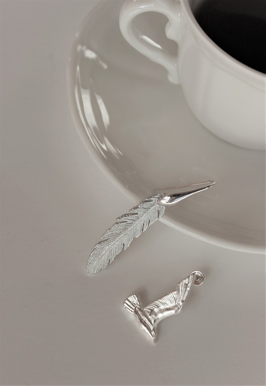 Kolczyki pozłacane "Rozwiń skrzydła" Ker Jewellery