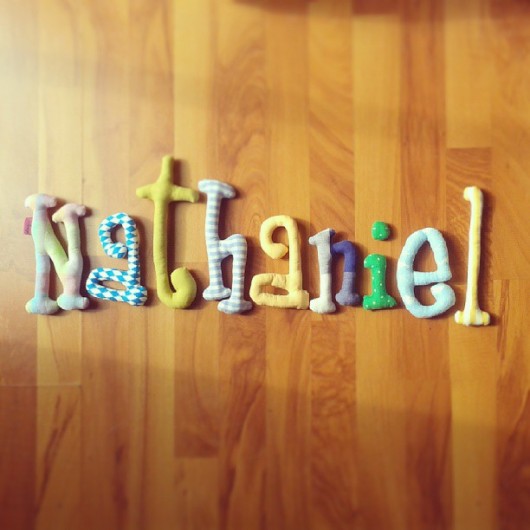literki imienne na zamówienie NATHANIEL blague