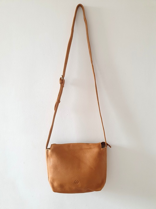 torby na ramię Torebka ze skóry na ramię, ELEGANTIA, camel