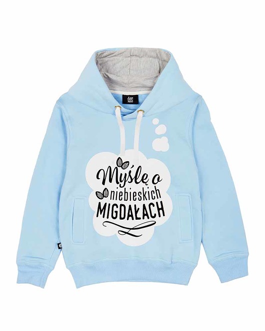 Bluza dziecięca Myśle o niebieskich migdałach ŁAP NAS