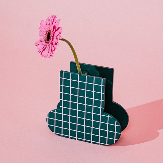 wazony Drewniany wazon dekoracyjny - Grid