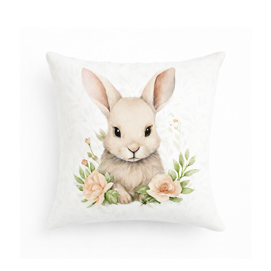 ozdoby wielkanocne Wielkanocna poszewka dekoracyjna z zajączkiem