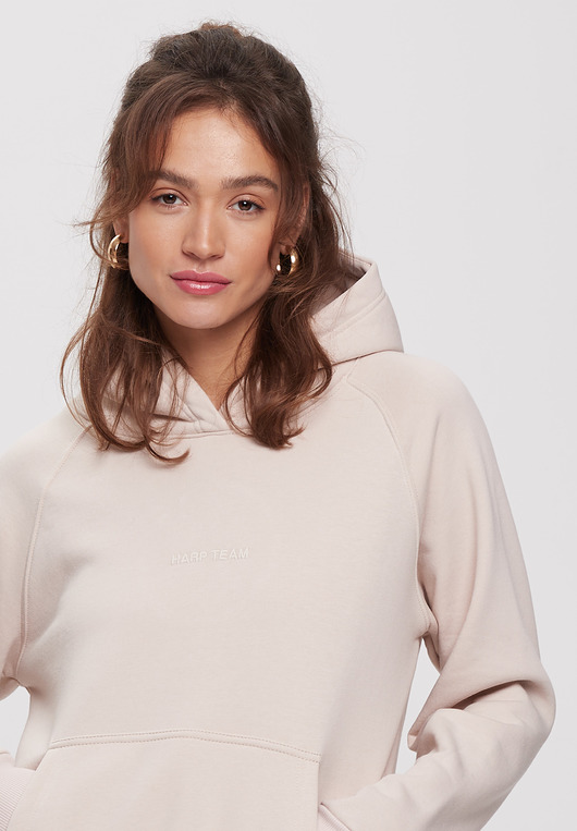 bluza z kapturem damska Bluza hoodie KOLLY Oat Milk damska