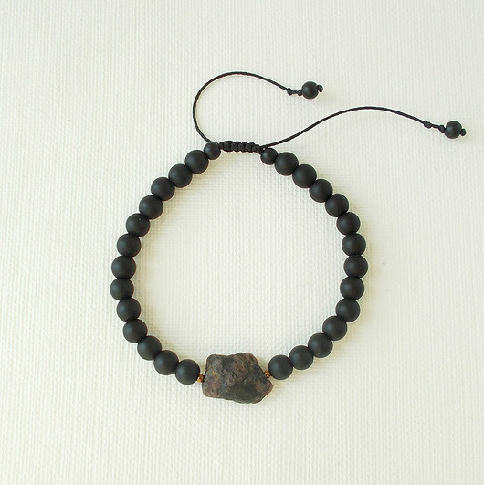 bransoletki z kamieni naturalnych Rubin surowy Bransoletka