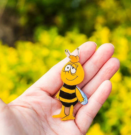 broszki Gucio pszczółka