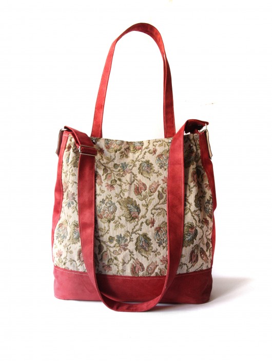 torby na ramię torba - flowers in red -