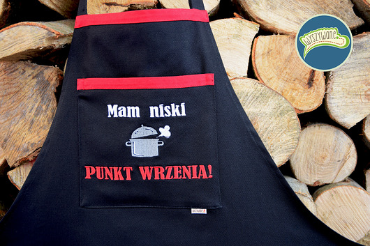 Haftowany fartuch Mam niski punkt wrzenia Wyszywane