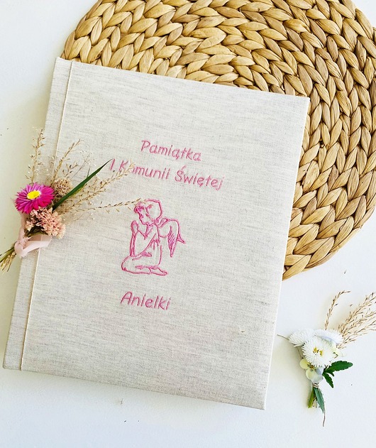 komunia - pozostałe Album Pierwsza  Komunia Święta - aniołek