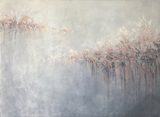Obraz na płótnie 90 x 120 cm, farby akrylowe Beata Jarecka