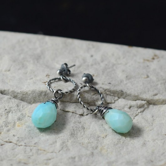 opal błękitny - wkręty little atelier