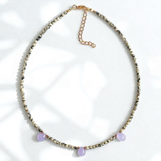 chokery Basic choker : jasper & lavender