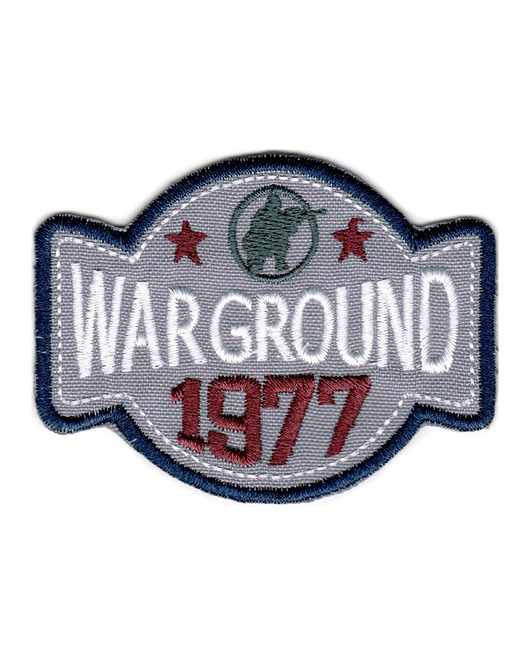 naszywki na ubrania Naszywka naprasowanka WARGROUND termo haft 7,5x5,7cm