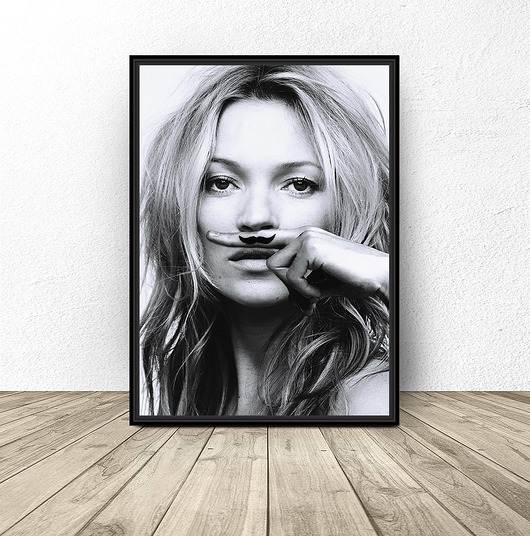 Plakat Kate Moss "Life is a joke" scandiposter