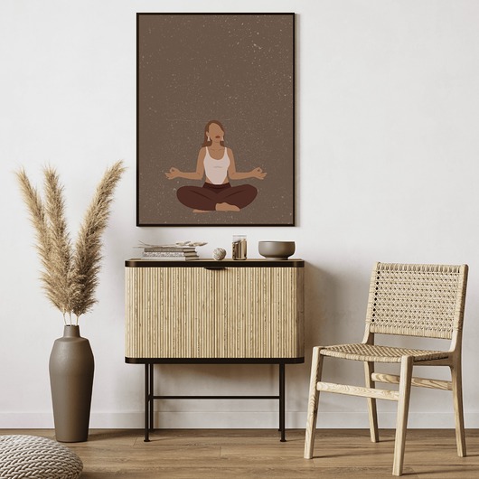 plakaty Plakat joga Asany Yoga A3 Medytacja Plakat z motywem jogi Plakat boho