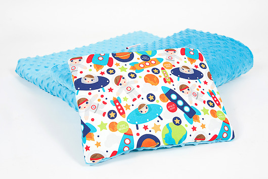 Podusia do wózka - T. kosmos - 23x30 cm Minky and Cotton