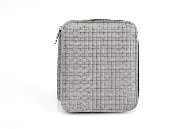 piórniki Etui na 7 piór lub długopisów do 12 cm długości - popielate