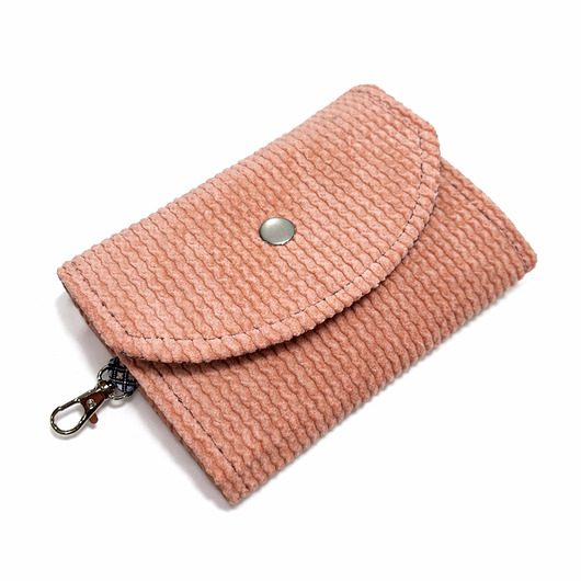 portfele damskie Portfelik sztruksowy