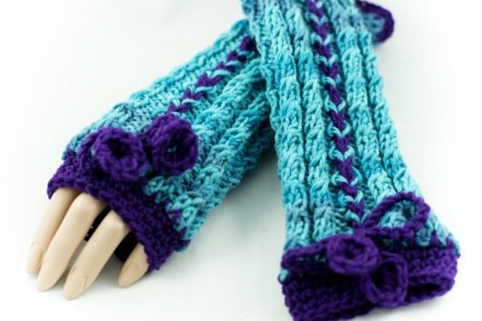 Rękawiczki  &quot; turquoise &quot; HERBE DESIGN