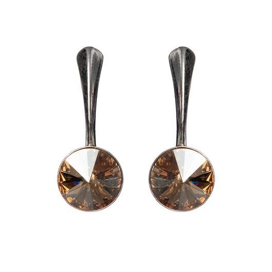 Srebrne kolczyki z kryształami marki Swarovski Alessandra unique