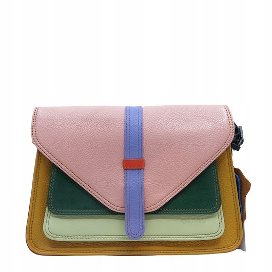 torby na ramię Torebka damska klasyczna elegancka skórzana na ramię pasek OLIVKA