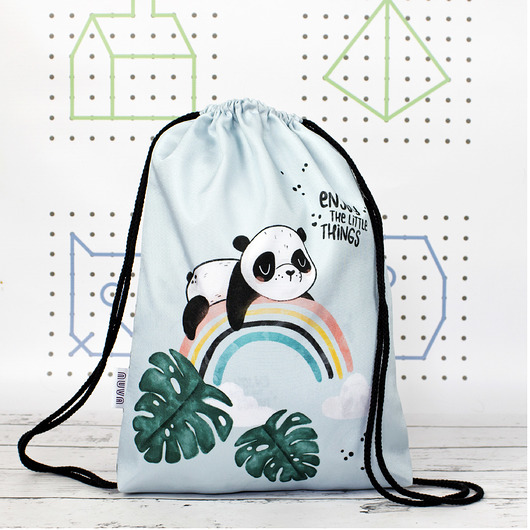 Worek z imieniem Panda i Tęcza Nuva
