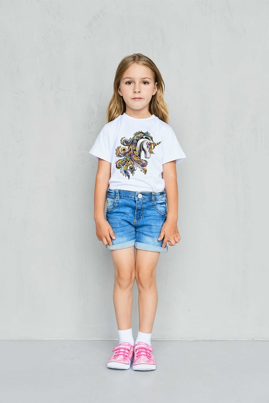 t-shirty dla dziewczynki Koszulka junior Unicorn Premium