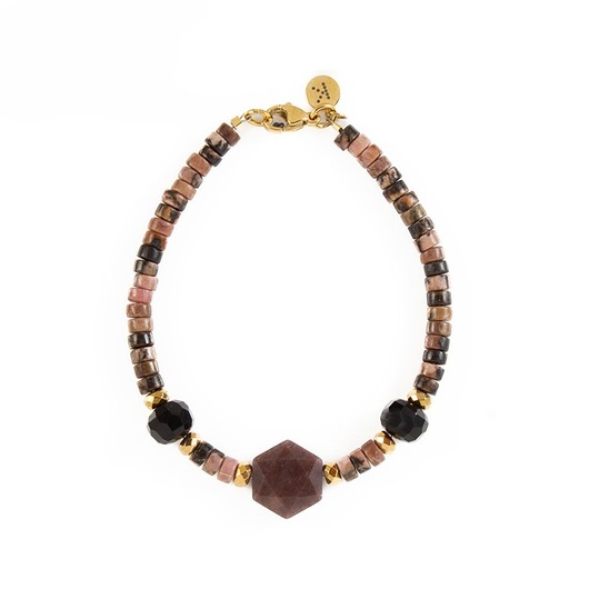 bransoletki z kamieni naturalnych Bransoletka samorealizacji i nowych możliwości - Wersja Pozłacana