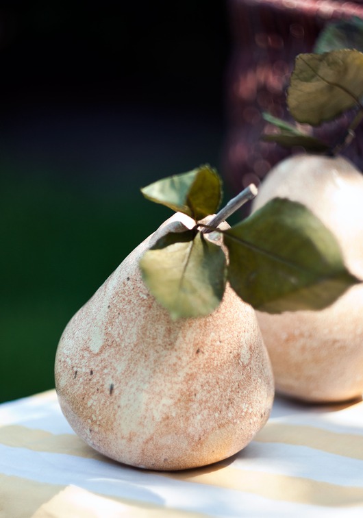 figurki i rzeźby Ceramiczna gruszka - dekoracja do domu