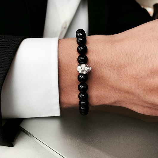 biżuteria męska Bransoletka męska BLACK ELEGANCE