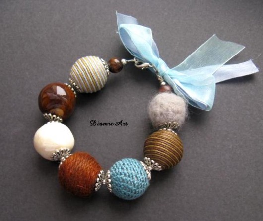 Bransoletka &quot;Blue&quot; XXXDiamicArt