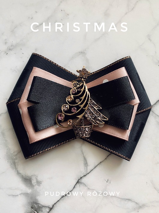 broszki Modowa Brosza z Choinką z kryształkami Mikołajki Święta