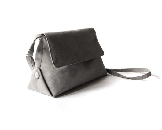 torebka midi - grey&pink - elfagado